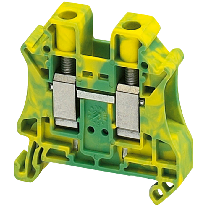 NSYTRV102PE - SCREW TERMINAL, PROTECTIVE EARTH, 2 POINTS, 10MM², GREEN-YELLOW