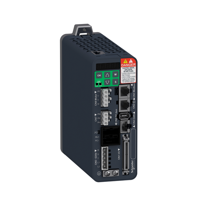 LXM28SU04M3X - motion servo drive, Lexium 28, sercos, single and three phase, 200 to 240V, 400W