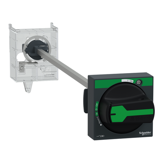 GV3APN03 - Kit de manija giratoria extendida, TeSys Deca frame 3, IP65, manija negra, sin indicación de disparo, para GV3L/GV3P