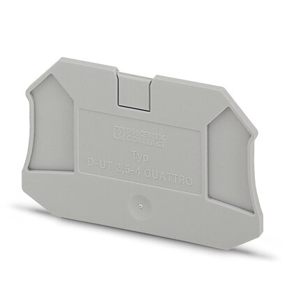 3047170 - D-UT 2,5/4-QUATTRO - End cover (Qty. 50)