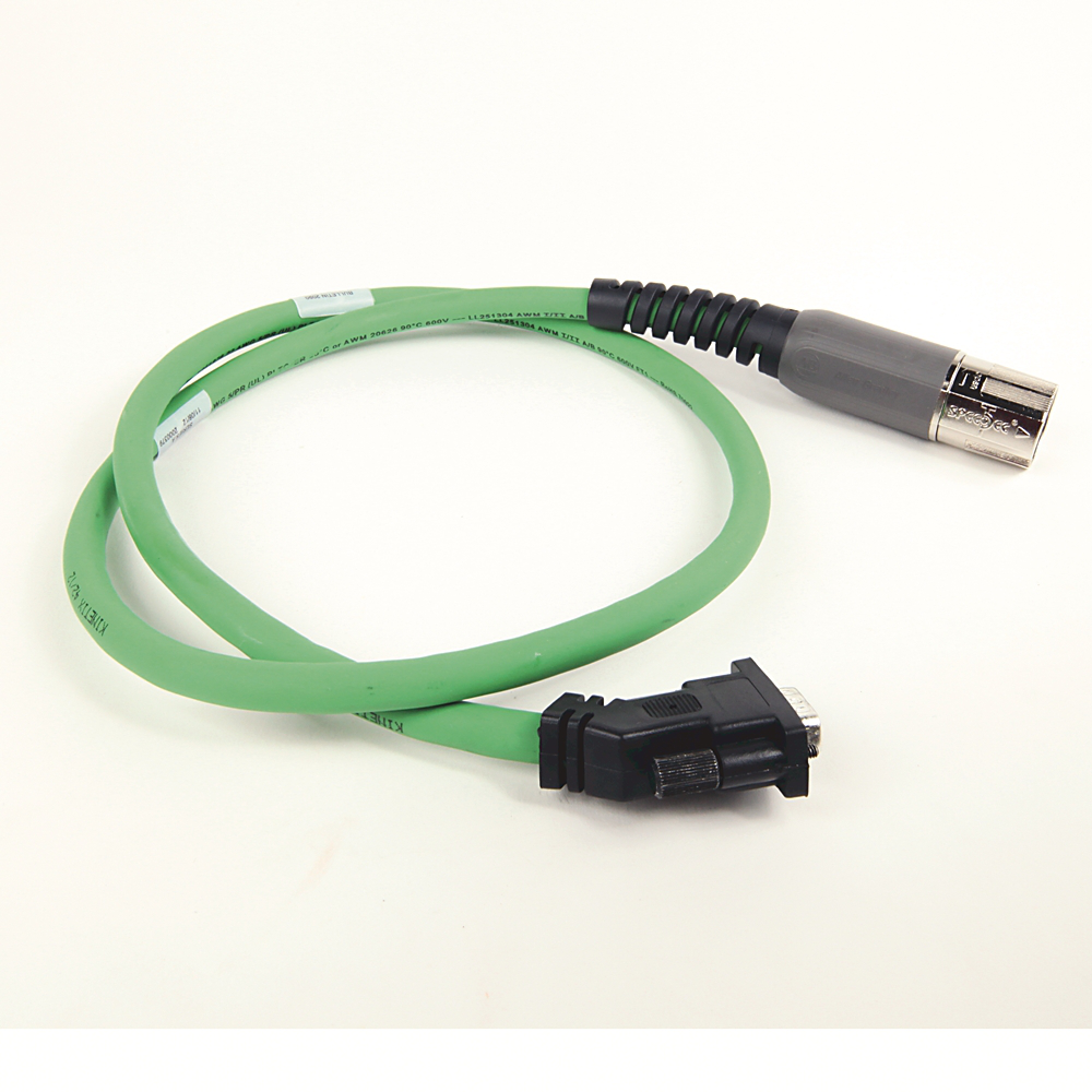 2090-CFBM7DD-CEAA01 - SpeedTEC Cable, Motor Feedback Only, SpeedTec DIN Connector, Drive-end, D-sub, SIN/COS High-Resolution/Resolver Encoder Type, Standard (Non-Flex), 1 Meter