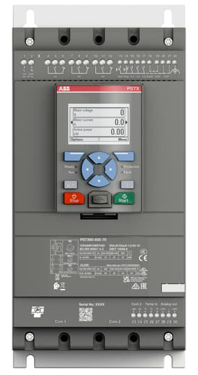1SFA898106R7000 - Arrancador suave PSTX60-600-70 - 60 A - 208 ... 600 V CA
