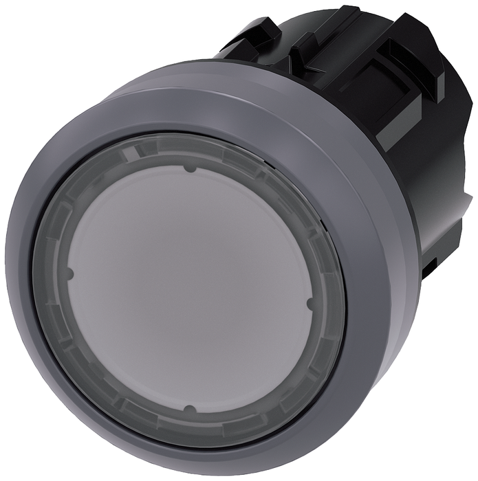 3SU10310AA700AA0 - ILLUMINATED PUSHBUTTON, MTND, CLR, FLUSH