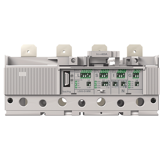 140G-KTK4-D30 - Disyuntor de caja moldeada, 400 A, marco K, LSIG electrónico, tiempo largo y corto, alta potencia instantánea, falla a tierra, mantenimiento instantáneo, corriente nominal de 300 A