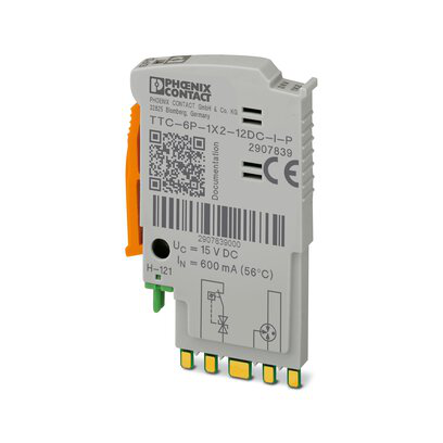 2907839 - TTC-6P-1X2-12DC-IP - Enchufe con protección contra sobretensiones