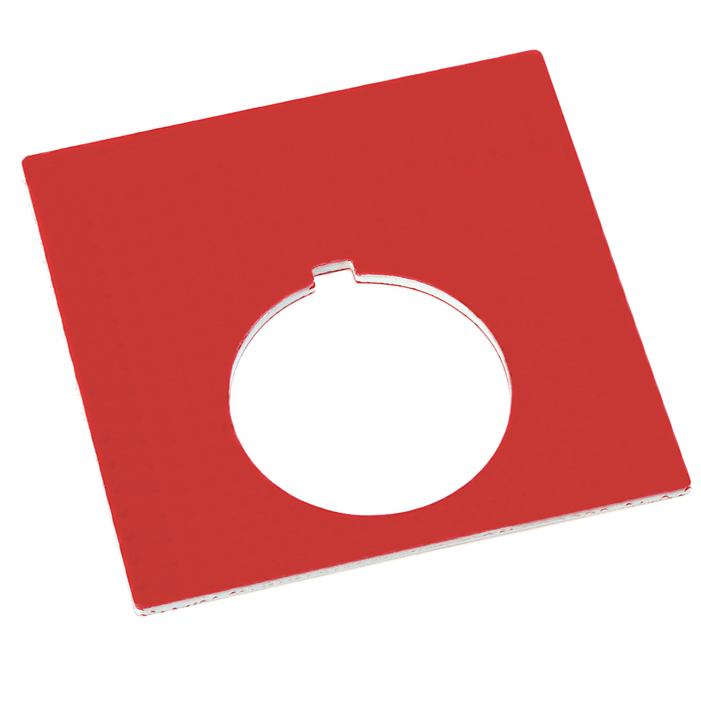 800H-W300A - Accesorios para 800T y 800H, Placa de leyenda para 800H, Automotriz, En blanco, Roja