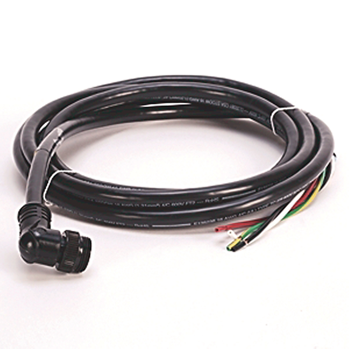 280-MTR22-M1D - 90° Male/Straight Female M22 Patchcord, IP67/NEMA Type 4/12, 1 m (3.3 ft)