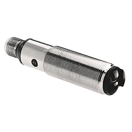 42CM-D8MPA-D4 - Sensor fotoeléctrico PHOTOSWITCH, 300 mm (12 pulg.), difusión estándar, fuente (PNP), conector micro QD de CC de 4 pines