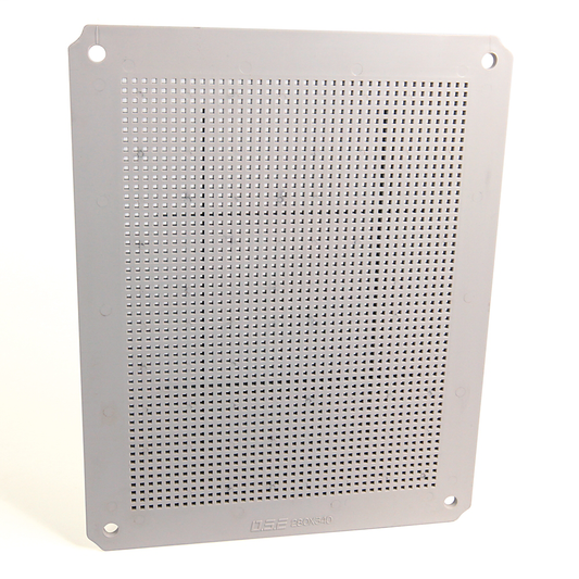 598-PP1311 - Accesorios para gabinetes de propósito definido 598, placa de montaje para gabinetes de propósito definido 598, plástico ABS, 341 mm x 280 mm x 130 mm (13,43 pulg. x 11,02 pulg. x 5,12 pulg.)