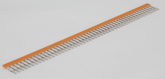 1492-CJP3-8 - 1492 Terminal Block Accessories Center Jumper, 3 mm Center to Center, 8 Pole, Orange