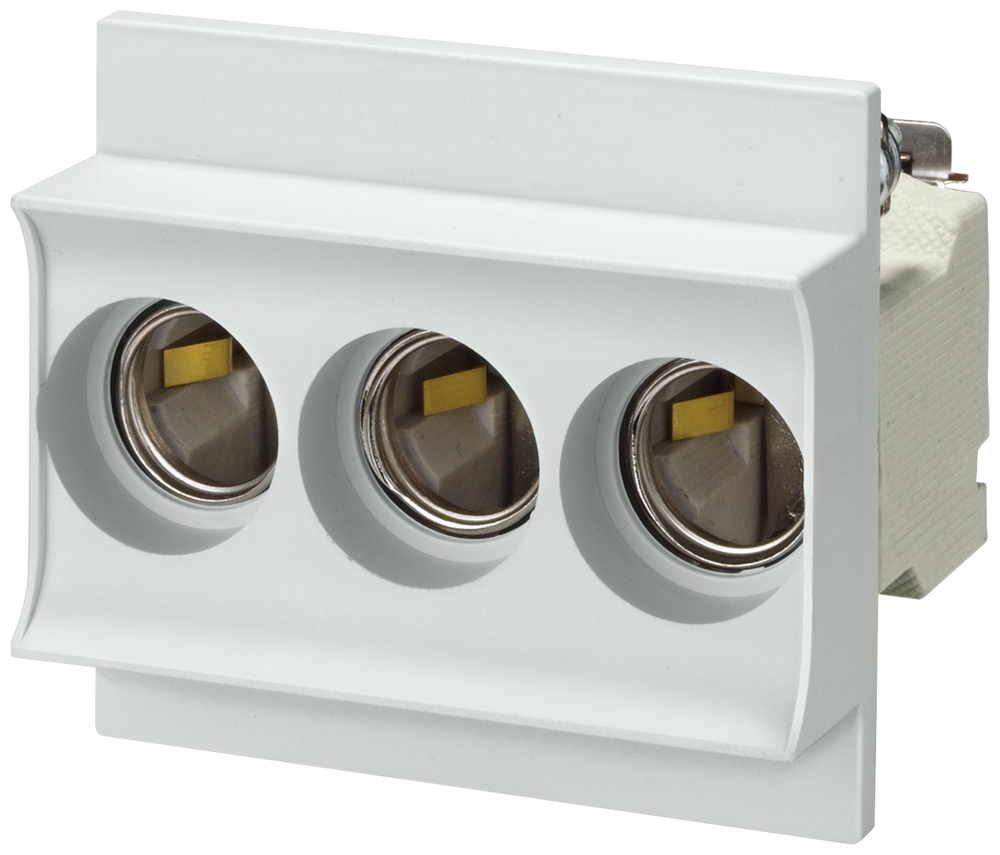 5SG5653 - BASE DE FUSIBLES NEOZED, D02/63A, 3P, MONTAJE A PRESIÓN
