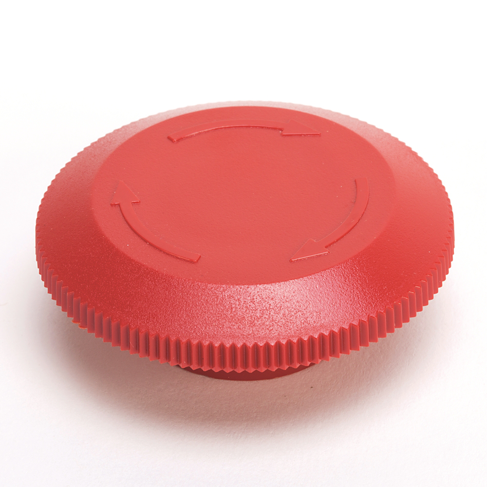 800T-N307A - 800T and 800H Accessories, Non-Illum. Push-Pull/Twist Jumbo Cap, Red