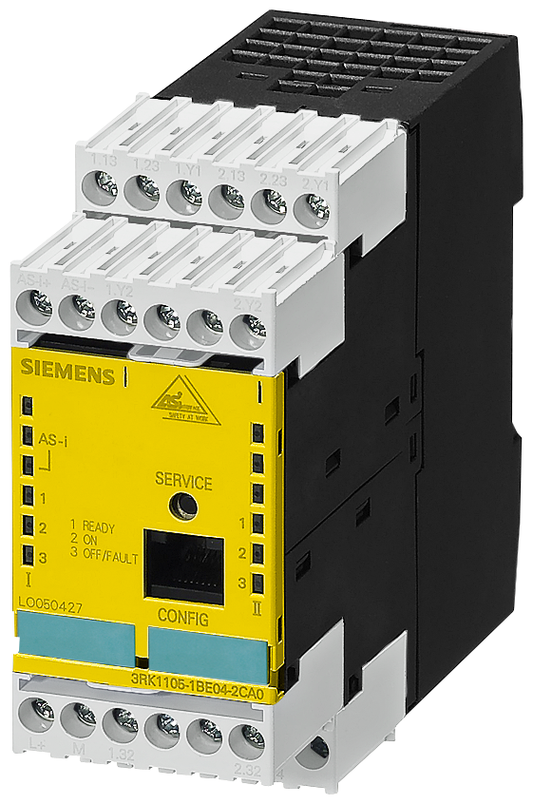 3RK1105-1BE04-1CA0 - EXTENSIÓN DE MONITOR DE SEGURIDAD AS-I 2 ACTIVADAS, 50 MS
