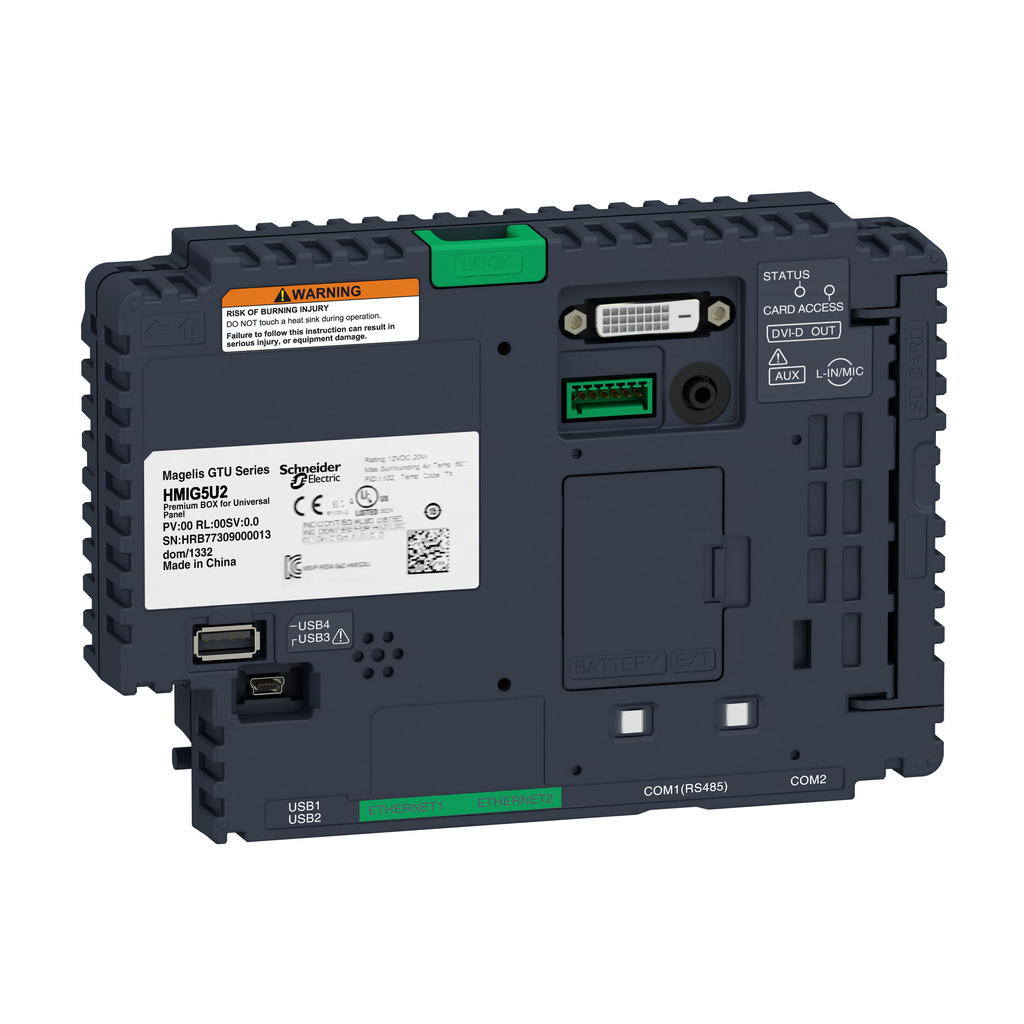 HMIG5U2 - unidad base, Harmony GTU, caja abierta, tarjeta CFast de 32 GB