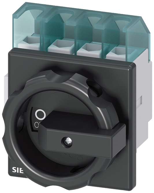 3LD2103-1TL51 - DISCO SW 25A ROT HDL 4 ORIFICIOS NEGRO 4P