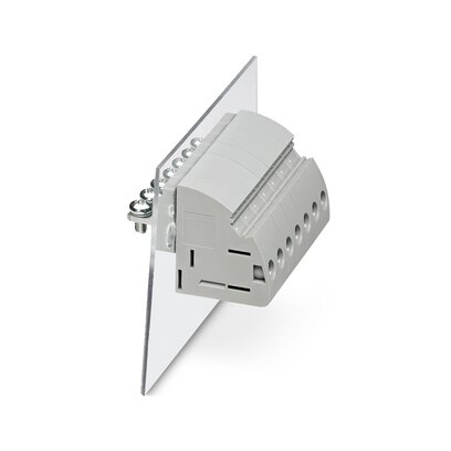 1100661 - UWV 16/ 3-POT/S BK 2DP - Panel feed-through terminal block