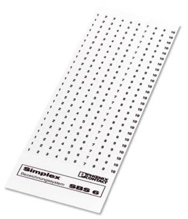 1007028:0021 - SBS 6:FORTL.ZAHLEN 21-40 - Marker for terminal blocks