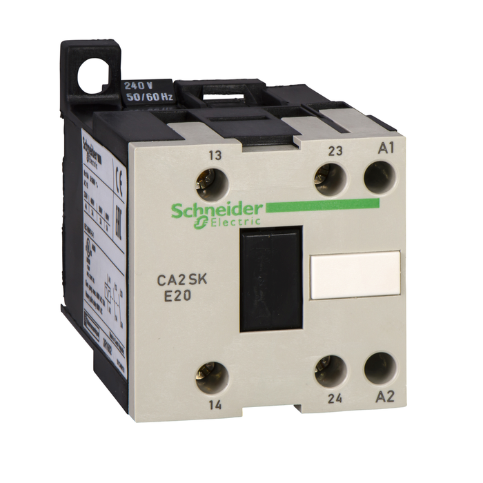 CA2SKE20M7 - Control relay, TeSys SK, 2NO, <= 690V, 220V AC coil