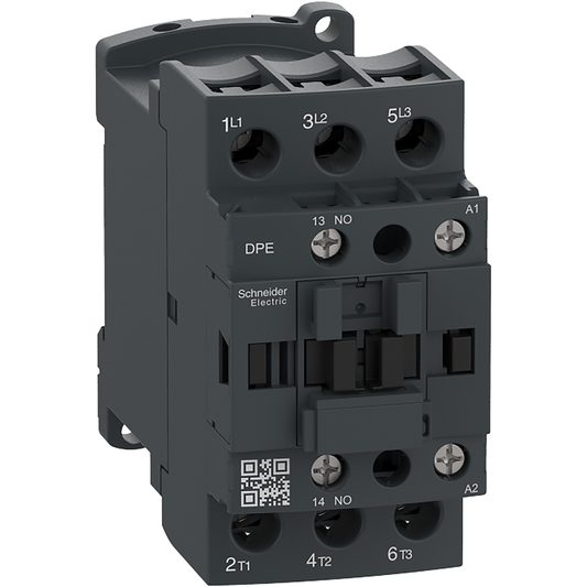 DPE32BL - Contactor IEC, Easy TeSys DPE, no inversor, 32 A, 3 polos, 15 HP a 480 V CA, bobina de 24 V CC