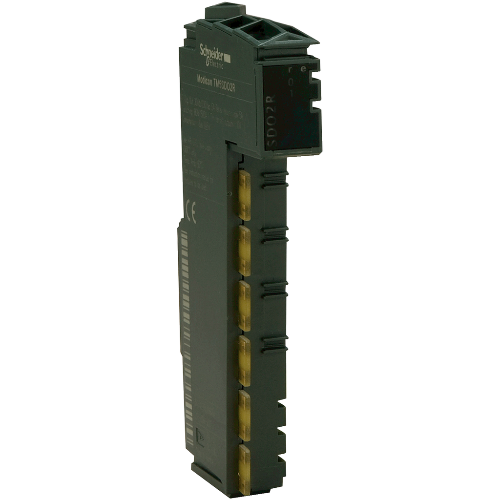 TM5SDO2R - Discrete output module, Modicon TM5, digital 2O, 30 V DC/230 V AC, 5 A, relay, 2 C/O