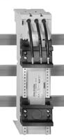 141A-SS54RR25 - 141A MCS Mounting System Adapter Modules, MCS Iso Busbar Module, 54mm x 200mm, 25 Amp, 2 MCS Specific Top Hat Rail