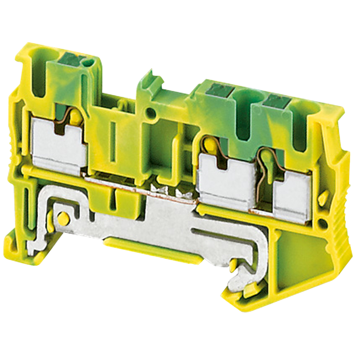 NSYTRP23PE - Terminal block, Linergy TR, push-in type, 3 points, 2.5mm², protective earth, green-yellow, set of 50 (Qty. 200)