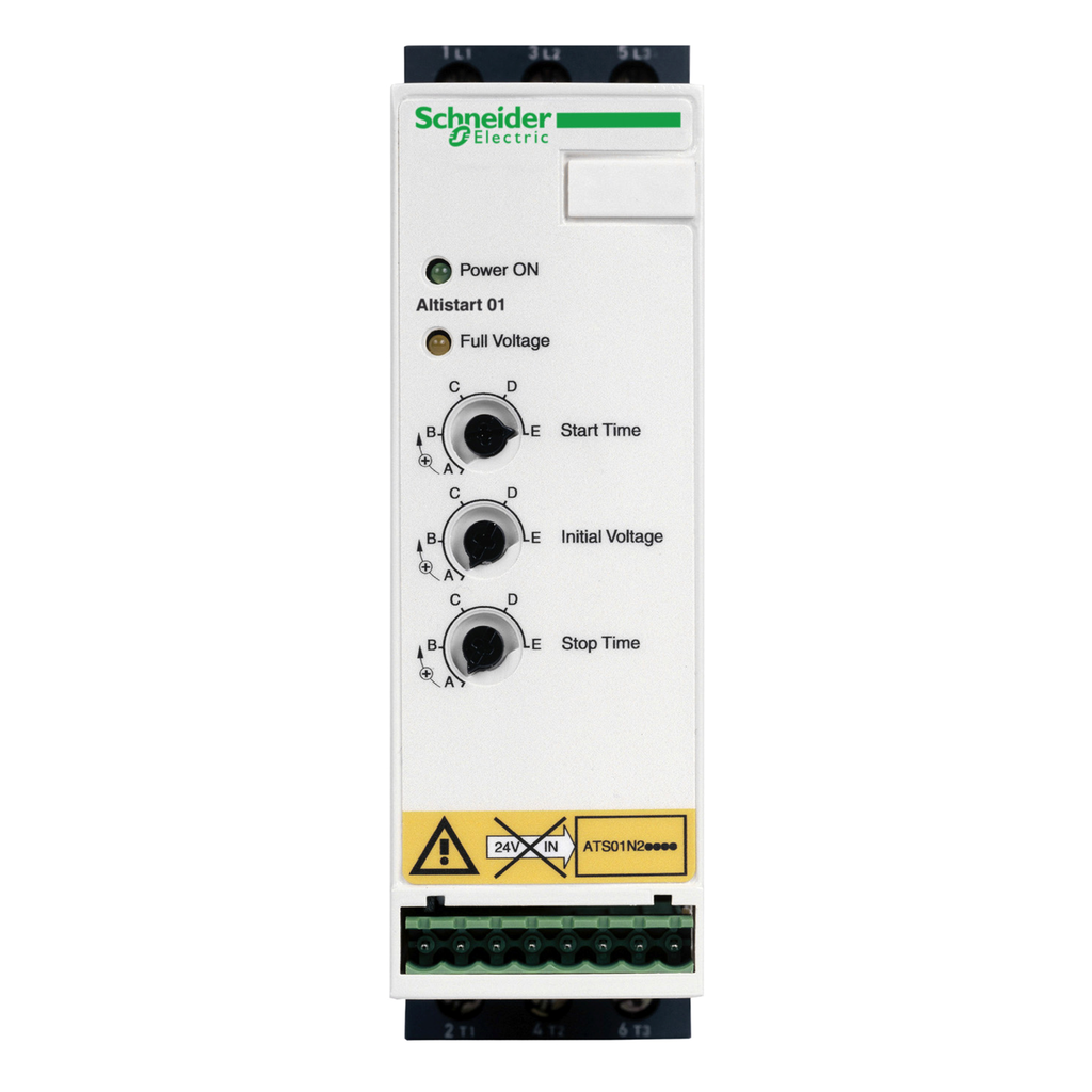 ATS01N222QN - soft starter for asynchronous motor, Altistart 01, ATS01, 22A, 380 to 415V, 7.5 to 11kW