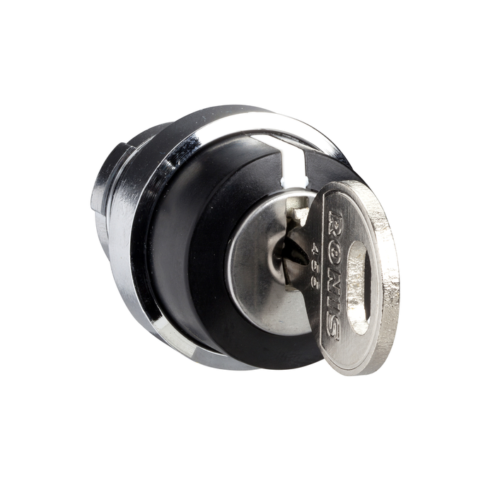 KAXZ1S142 - Cam switch operating head, Harmony K, Ø 22mm, metal, circular Ø 29mm, key operated 45°, Ronis 421