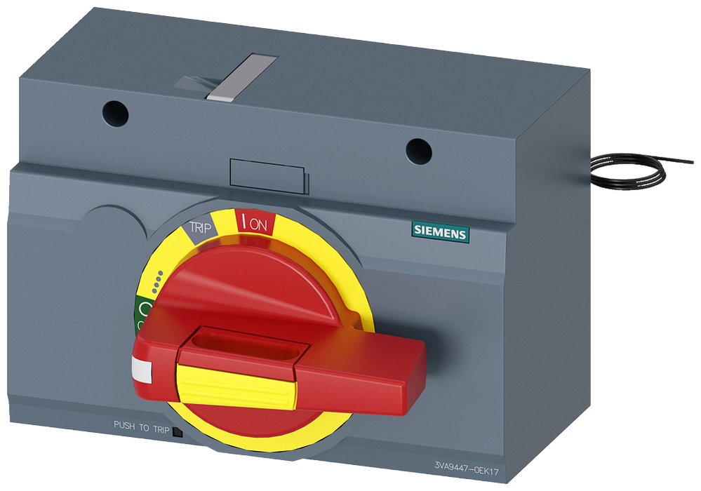 3VA9447-0EK17 - BREAKER 3VA6 4, 600A EM THRU DOOR ILUIM