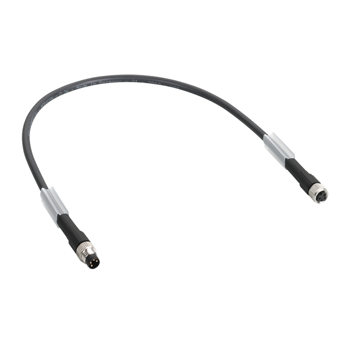 power daisy chain cable - straight - 2 x M8 male-female - 2m