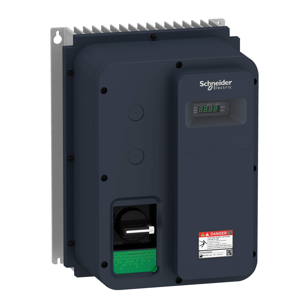 ATV320U30N4WS - Variador de velocidad, Altivar Machine ATV320, 3 kW, 380 a 500 V, trifásico, con protección IP65