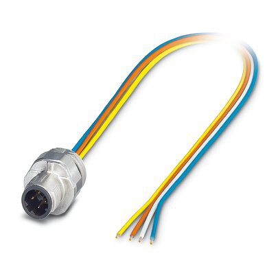 1552256 - SACC-EC-MSD-4CON-M16/0,5 SCO - Conector de dispositivo de montaje frontal