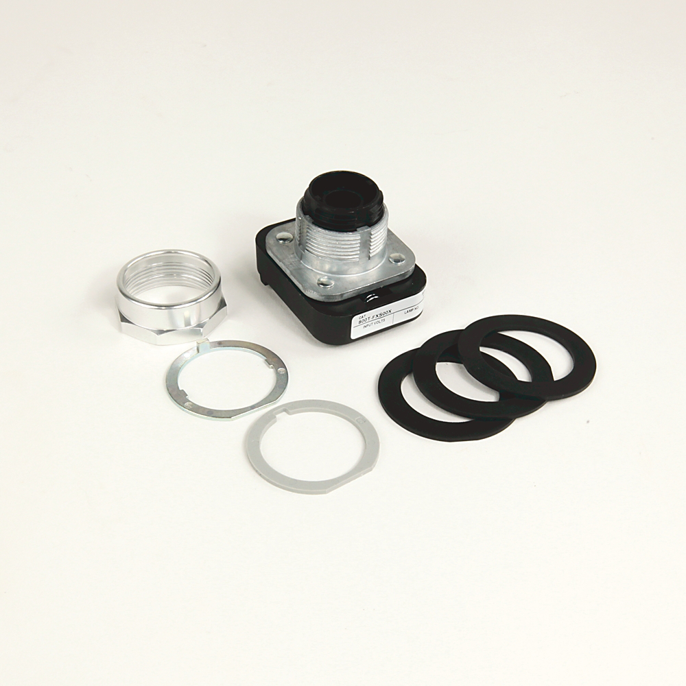 800T-FXS00X - 30.5mm Type 4/13 2 Pos. PB-Illum., Push-Pull, No Color, Mushrm Hd, No Contacts