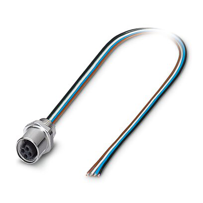 1530618 - SACC-E-M5FS-4CON-M5/0,5 - Device connector front mounting