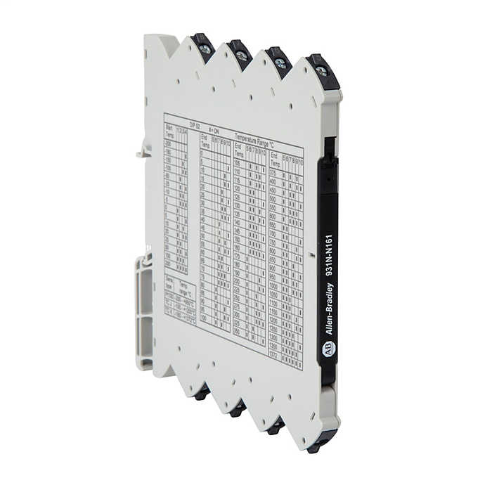 931N-N161 - 931N-N161 : RTD (Pt100)/TC (J, K) Input to Current Output; Single Chanel; Output Loop Powered; DIP