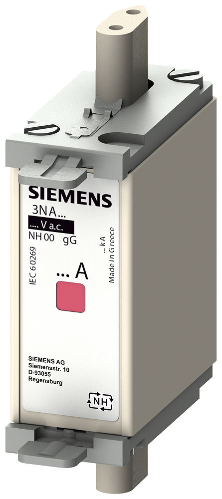 3NA6801-6 - FUSIBLE, LV HRC, 6 A, 690 V, TAMAÑO 000