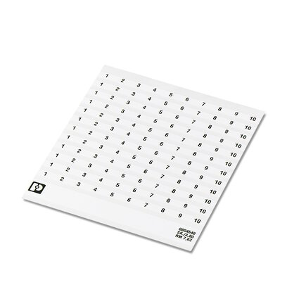 0804549:0021 - SK 7,62/3,8:FORTL.ZAHLEN 21-30 - Marker for terminal blocks