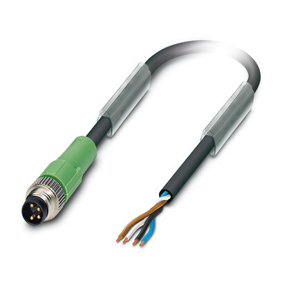 1423332 - SAC-4P-M 8MS/ 0,3-PUR BK - Sensor/actuator cable