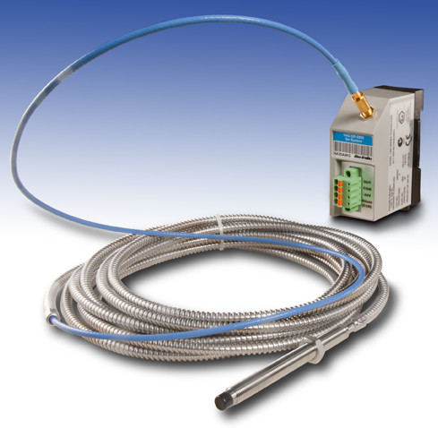 1442-PS-0512M0010A - 1442 Eddy Current Probe, Standard Mount Probe, 5 mm / 2 mm(80 mils) probe diameter, 120 mm body length, 1 Meter cable length, Armored Cable