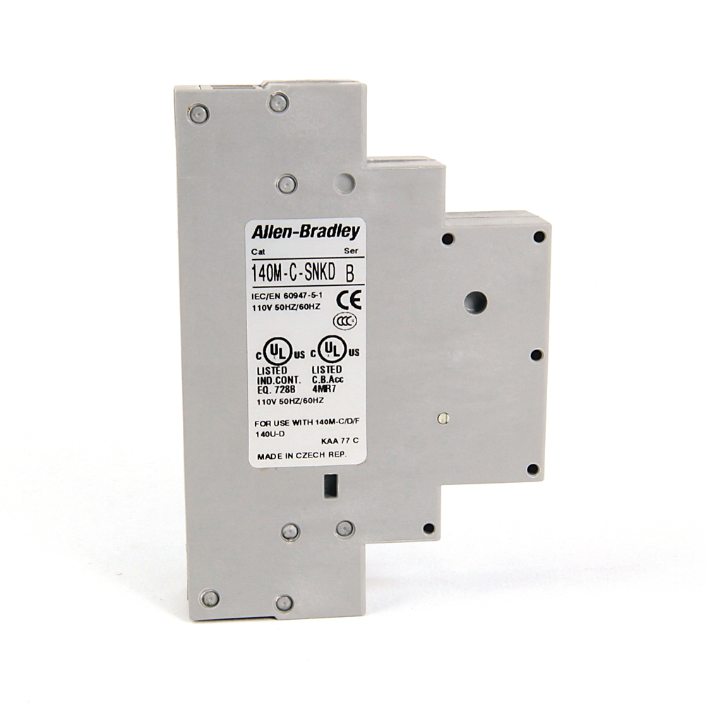 140M-C-SNK - Accesorios 140M - Bastidores C, RC, D y F, Disparo en Derivación, Montaje en el Lado Izquierdo, 24 V 50 Hz, 28 V 60 Hz