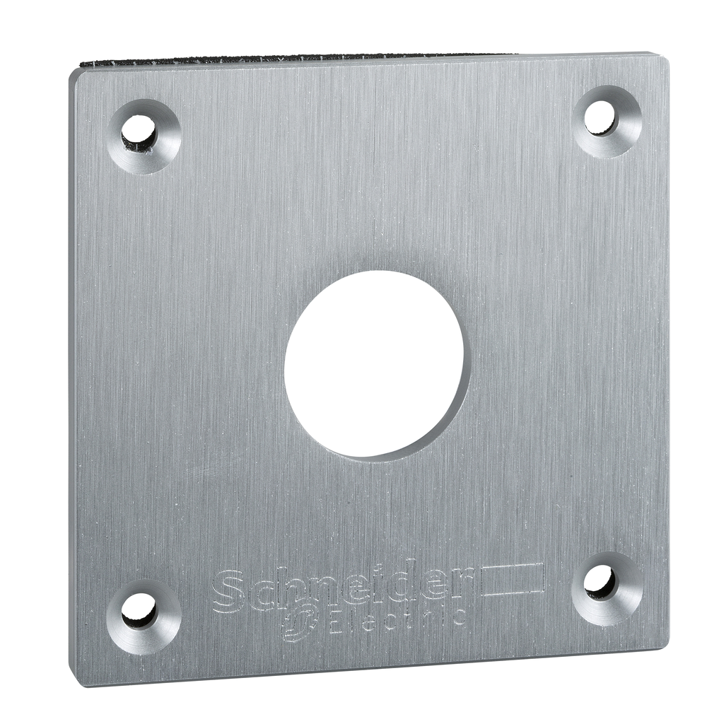 XAPE301 - Placa frontal perforada, Harmony XAP, XB2 SL, metal, 1 corte, 72x72 mm, 22 mm