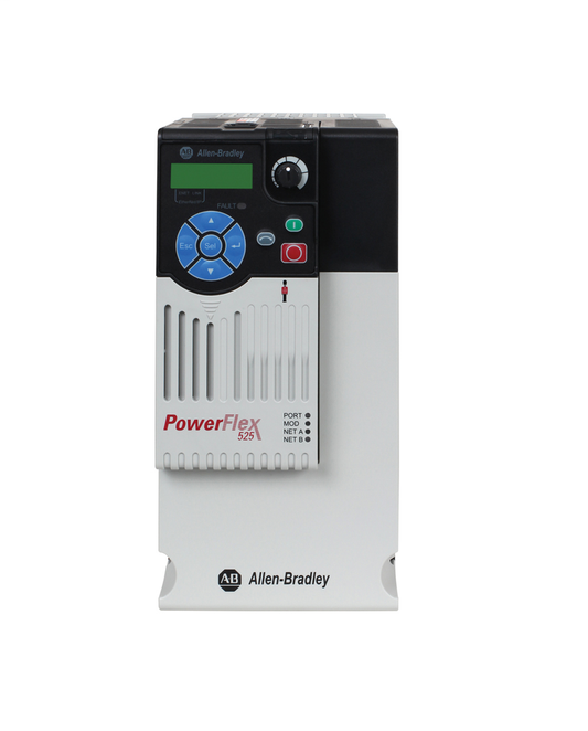 25B-D013N104 - PowerFlex 525 AC Drive, with Embedded EtherNet/IP and Safety, 480 VAC, 3 Phase, 7.5 HP, 5.5 kW Normal Duty; 7.5 HP, 5.5 kW Heavy Duty, Frame C, IP20 NEMA / Open Type, No Filter