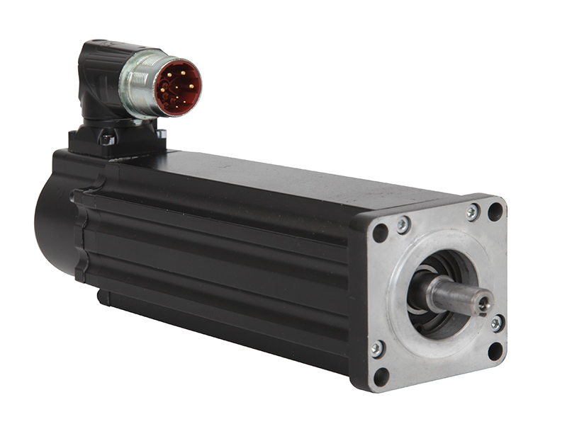 VPL Low Inertia Motors, 480V AC, 165mm Bolt Circle Frame Size, 1 (One) Magnet Stack, C Winding, 2300 RPM Rated Speed, 18 bit Single-turn Digital High Resolution Encoder, Keyless Shaft, Single SpeedTec Din Connector, No Holding Brake