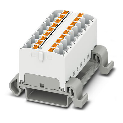 3273714 - PTFIX 18X4-NS35A WH - Distribution block (Qty. 8)
