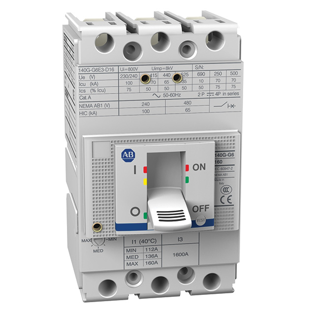 140G-G6E3-D16-BA - 140G-G6E3-D16-BA - 140G Molded Case Circuit Breakers & Molded Case Switch