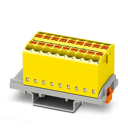 3273050 - PTFIX 18X2,5-NS35 YE - Bloque de distribución