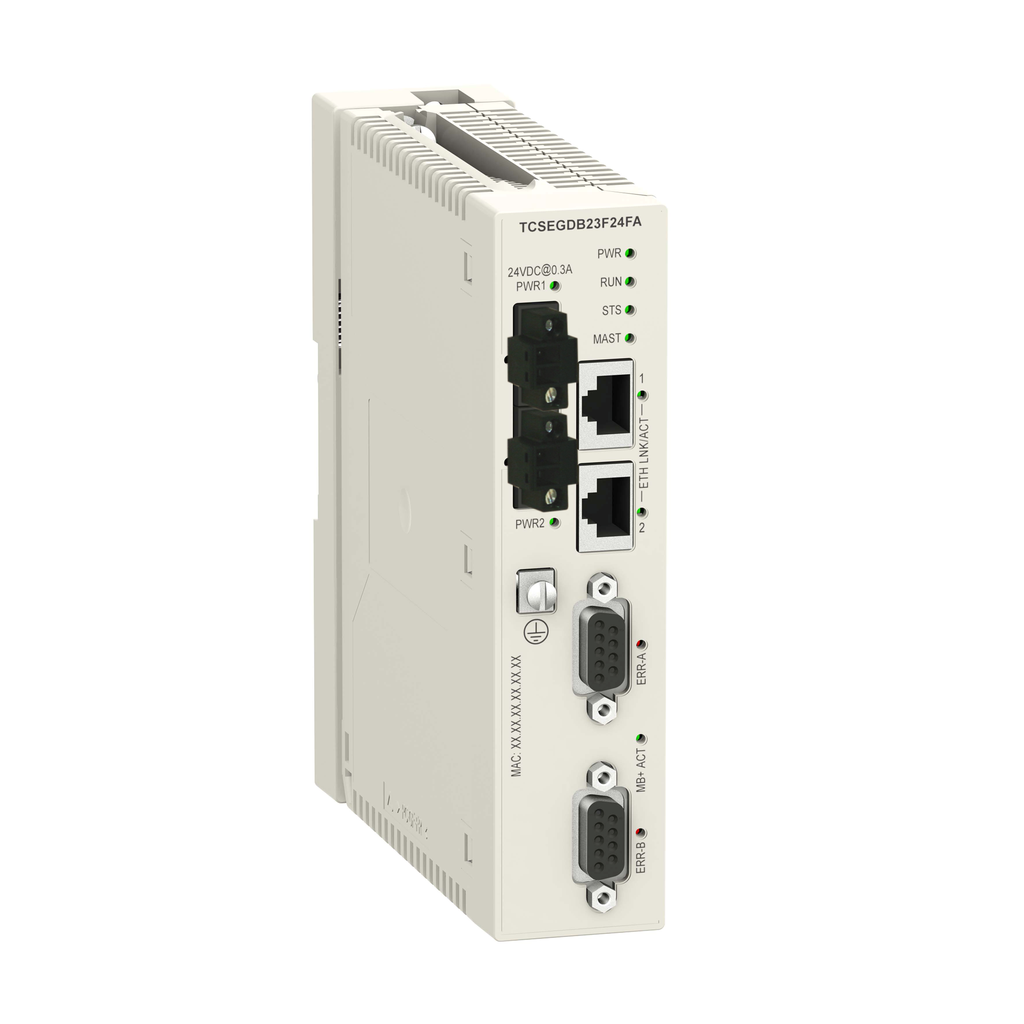 TCSEGDB23F24FK - Modbus Plus proxy module, Modicon X80, conformal coat ...