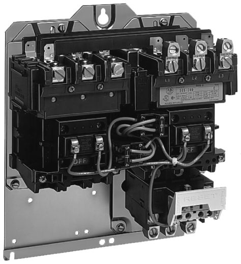 505-BAB-1 - Available from RCC, 505 NEMA Enclosed Reversing Starter, SIZE 1, Type 1 General Purpose Surface Mounting, 460-480V 60Hz, with Eutectic Alloy Overload Relay, 460-480V 60Hz, , FOR-REV-STOP Push Button