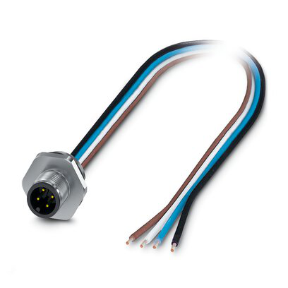 1411577 - SACC-E-M12MS-4P-M16XL/0,5 - Device connector front mounting