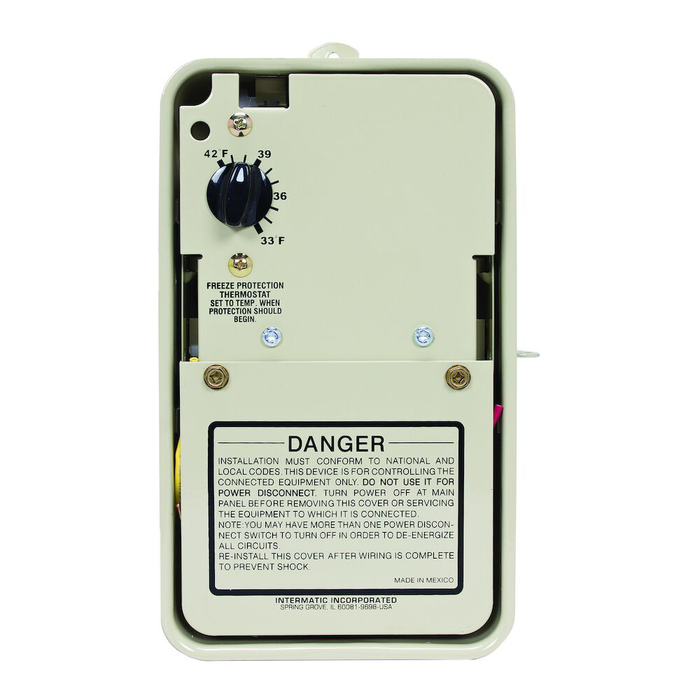 PF1102 - Freeze Protection Thermostat only for 240V Applications, Type 3R Metal Enclosure